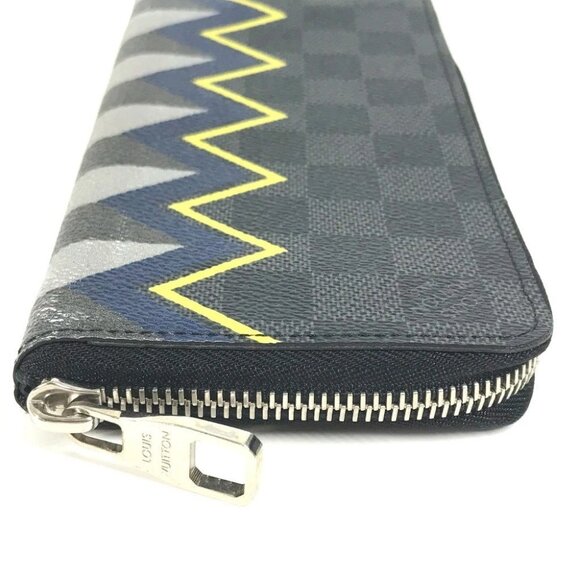 LOUIS VUITTON N61253 Damier Graphite Karakoram Zippy Wallet Vertical Long Wallet - Picture 8 of 13
